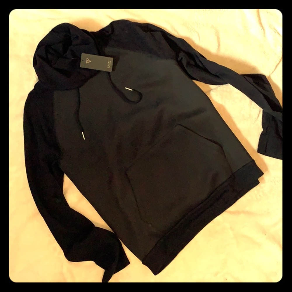 BRAND NEW GUESS MEN’S TURTLE NECK HOODIE